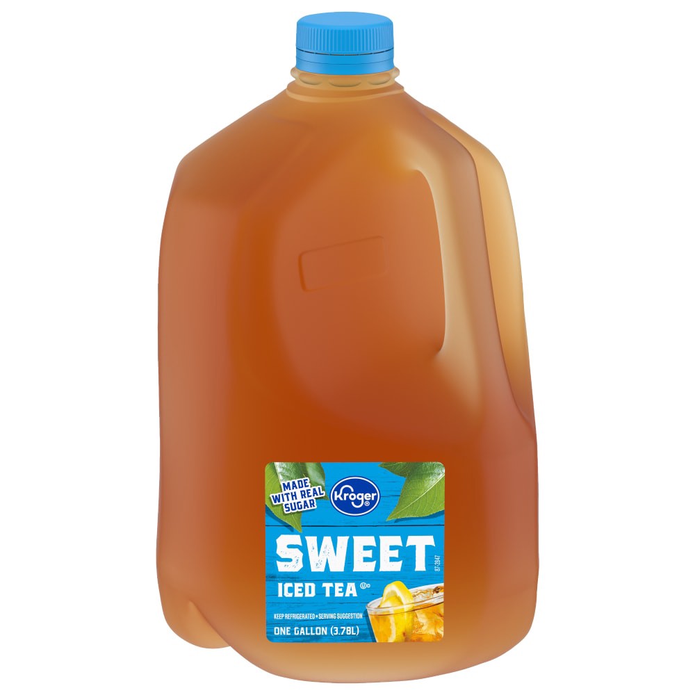 slide 2 of 2, Kroger Caffeinated Sweet Iced Tea- 1 gal, 1 gal