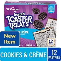 Kroger® Frosted Cookies and Créme Toaster Treats, 12 ct / 20.4 oz