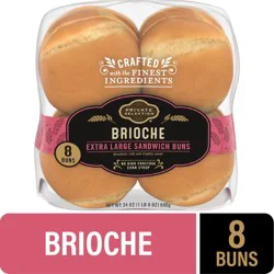 Private Selection Brioche Extra Large Sandwich Buns