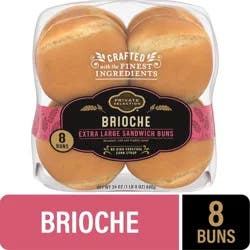 Private Selection Brioche Extra Large Sandwich Buns