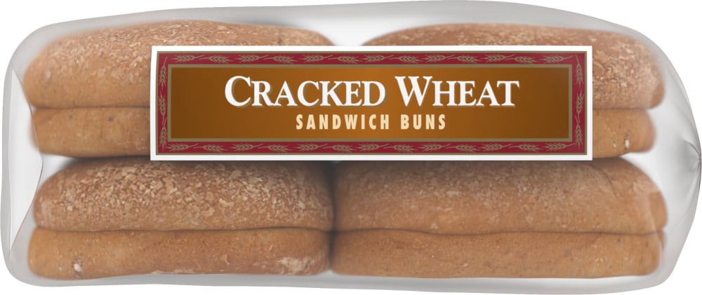slide 2 of 2, Western Hearth Cracked Wheat Sandwich Buns, 8 ct; 21 oz