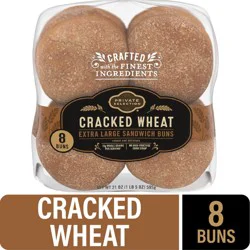 Private Selection Cracked Wheat Extra Large Sandwich Buns