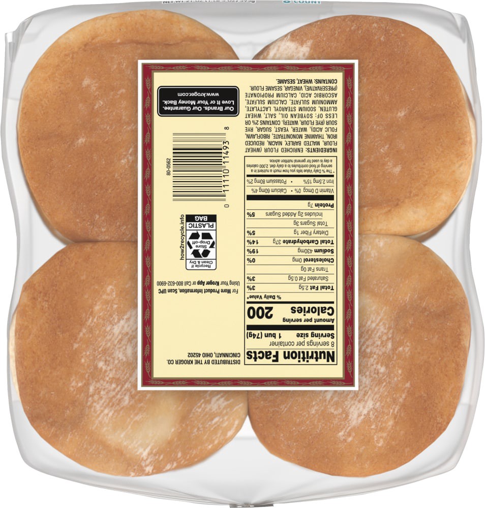 slide 3 of 4, Western Hearth Extra Large Sourdough Sandwich Buns, 8 ct