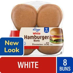 Kroger White Hamburger Buns