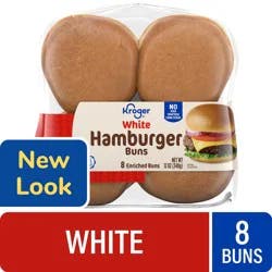 Kroger White Hamburger Buns