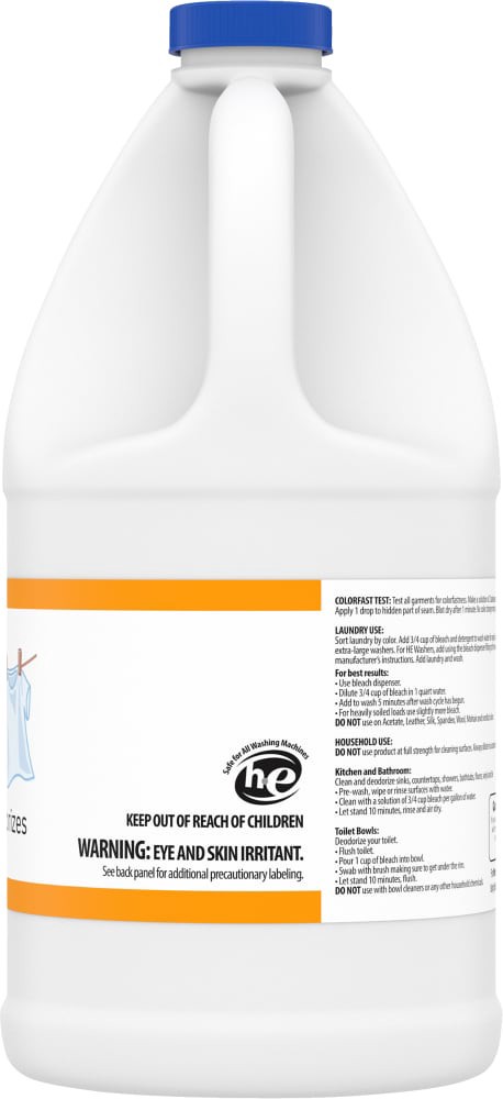 slide 5 of 5, Smart Way Regular Bleach, 64 fl oz