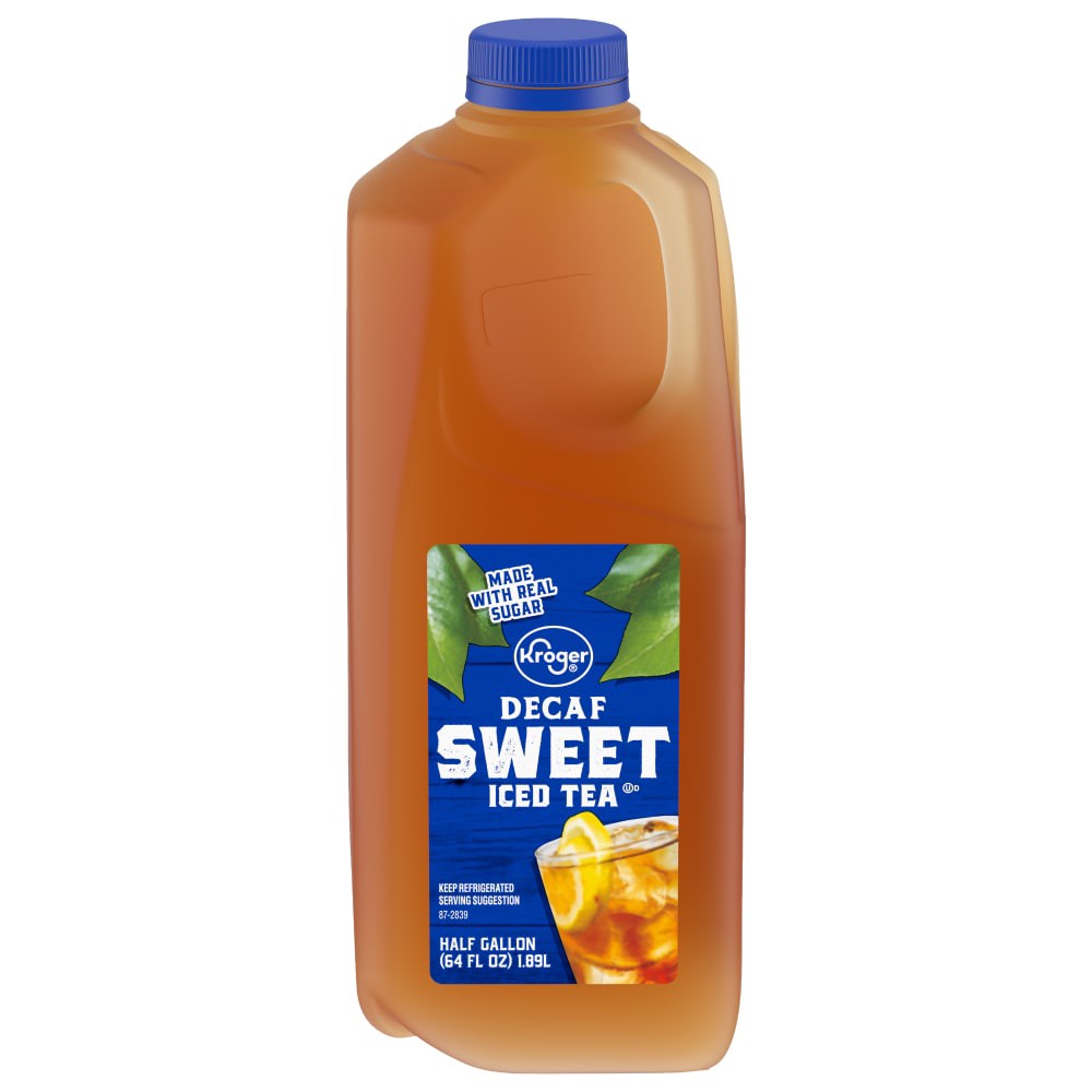 slide 2 of 2, Kroger Decaffeinated Sweet Iced Tea, 64 fl oz