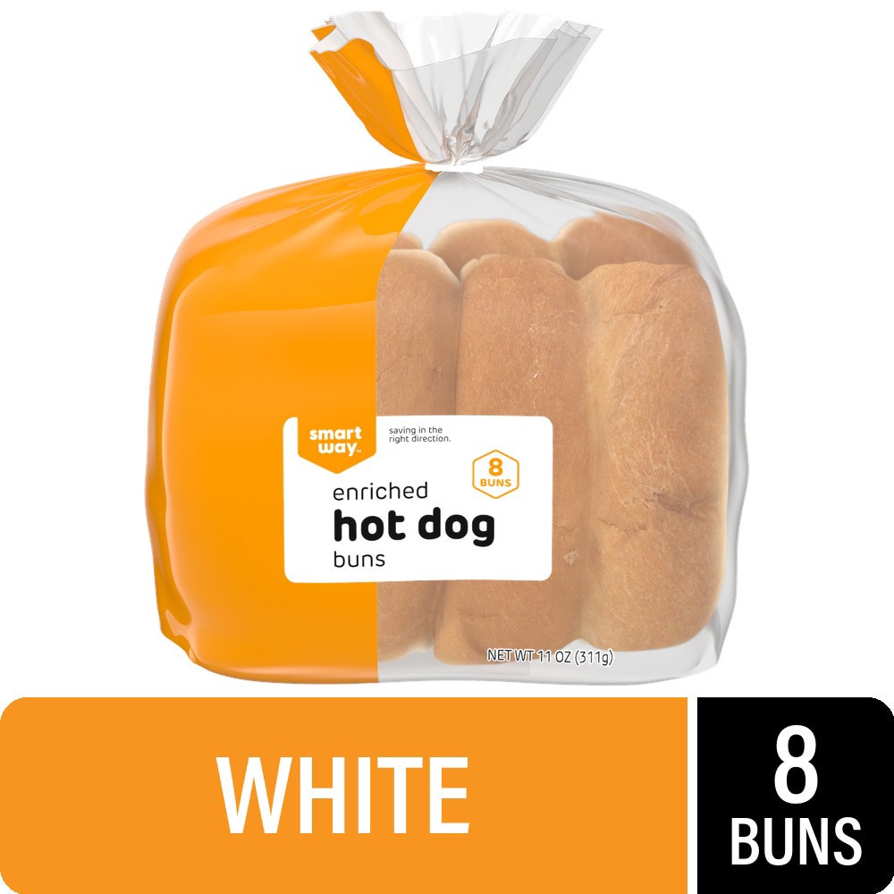 slide 2 of 2, Smart Way Enriched Hot Dog Buns, 8 ct; 11 oz