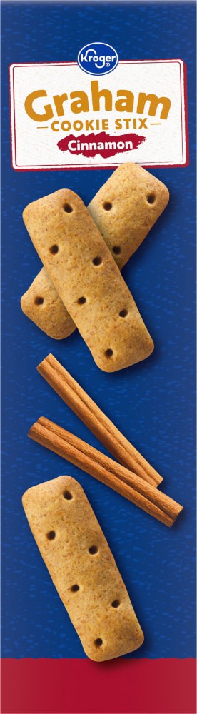 slide 4 of 4, Kroger Cinnamon Graham Cookie Stix, 9 oz