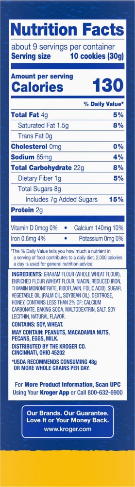 slide 3 of 3, Kroger Honey Graham Cookie Stix, 9 oz