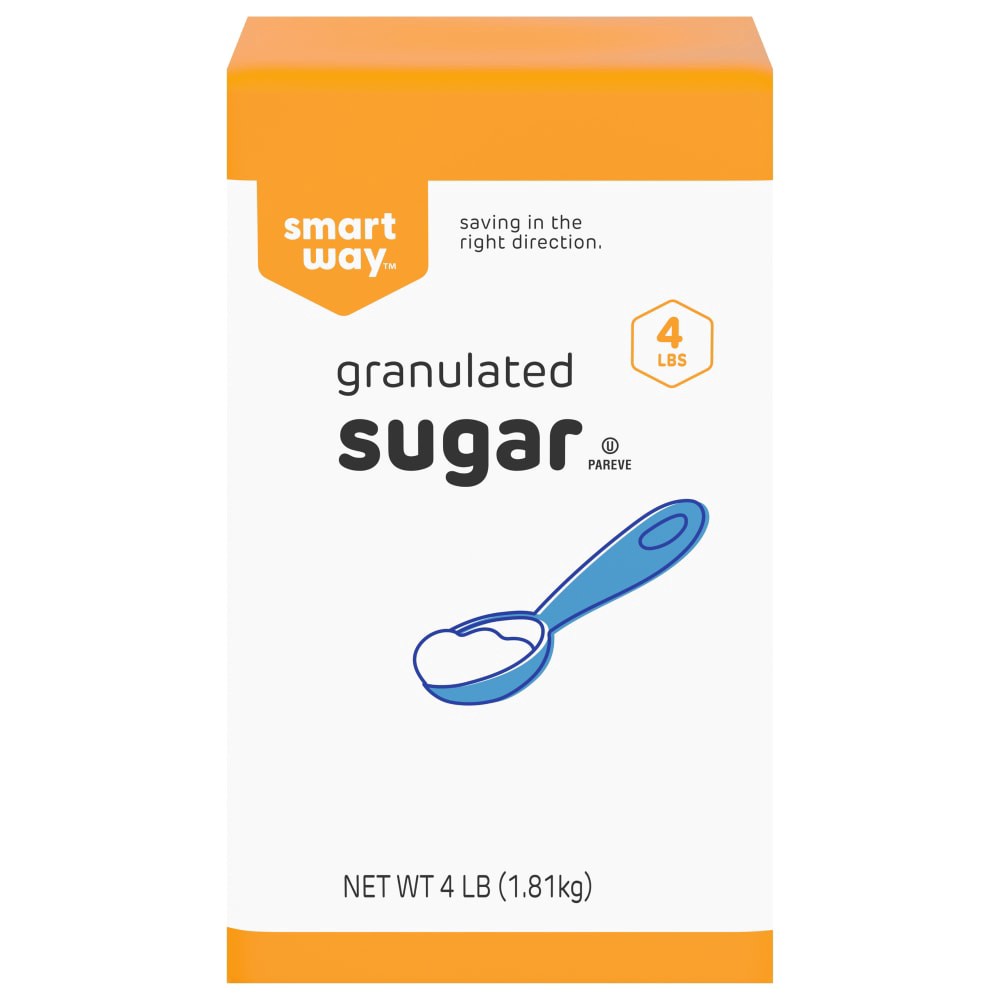 slide 3 of 3, Smart Way Granulated Sugar, 4 lb