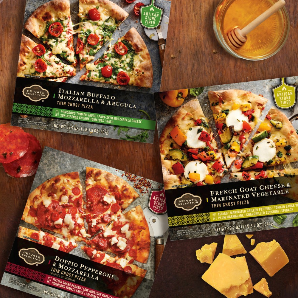 slide 3 of 5, Private Selection Hot Honey Pepperoni With Real Jalapeno, 18.55 oz