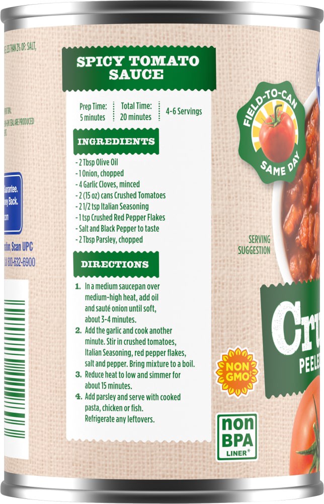 Kroger Crushed Peeled Tomatoes 15 oz Shipt