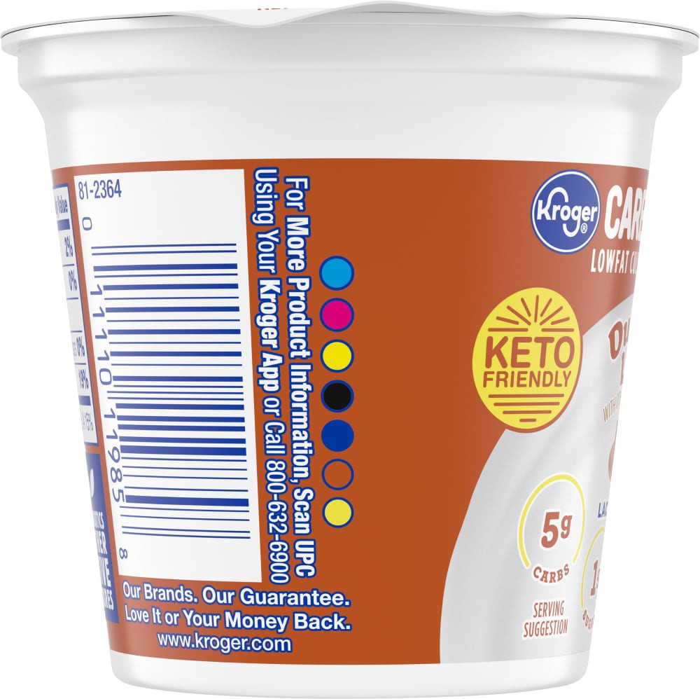 slide 2 of 5, Kroger Low Fat Dulce De Leche Lactose Free Yogurt, 6 oz