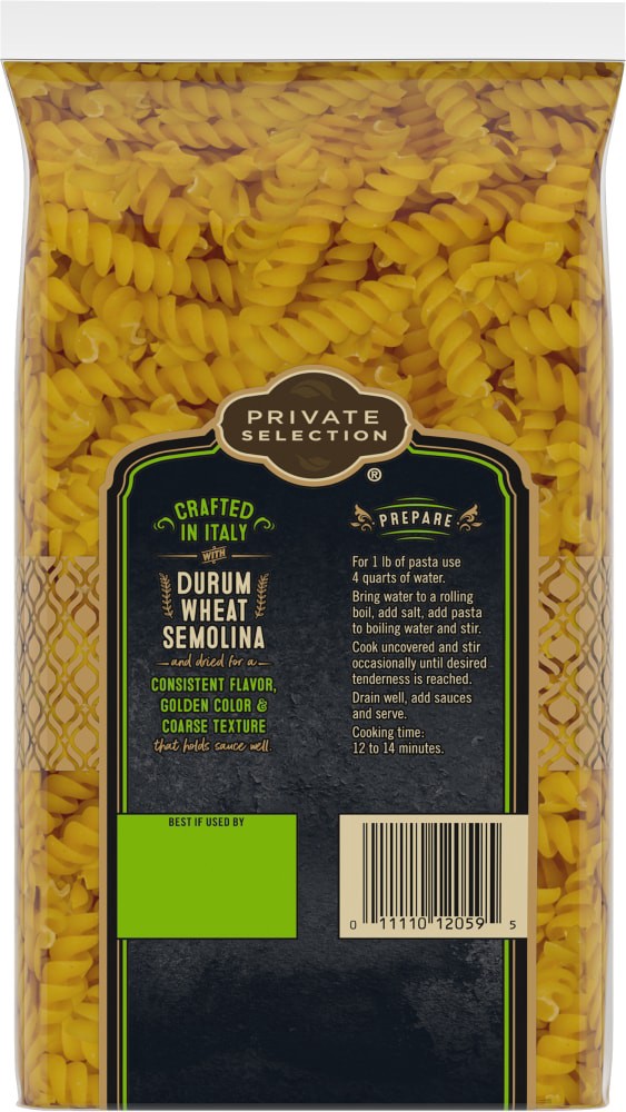 slide 3 of 3, Private Selection Fusilloni Pasta, 16 oz