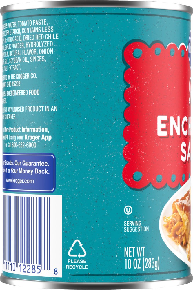 slide 6 of 6, Kroger Red Enchilada Sauce, 10 oz