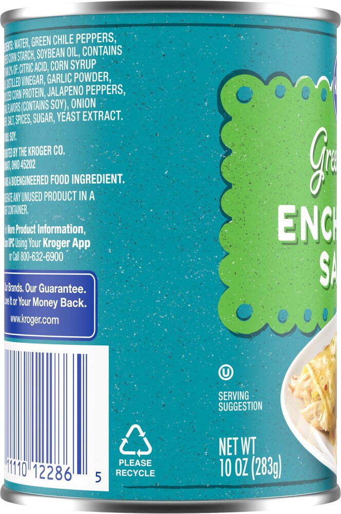 slide 4 of 4, Kroger Green Enchilada Sauce, 10 oz