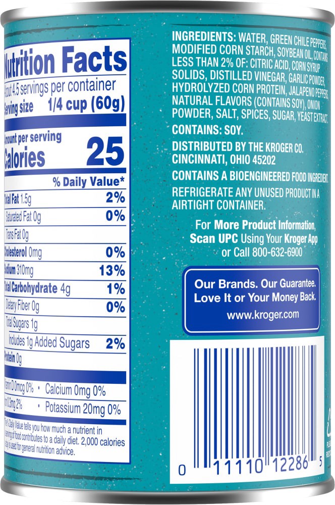 slide 2 of 4, Kroger Green Enchilada Sauce, 10 oz