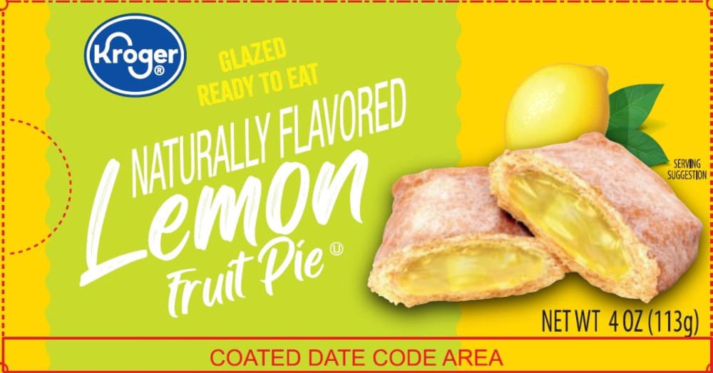 slide 2 of 2, Kroger Lemon Fruit Pie, 4 oz