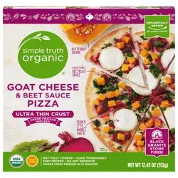 Simple Truth Organic Ultra Thin Crust Goat Cheese & Beet Sauce Pizza