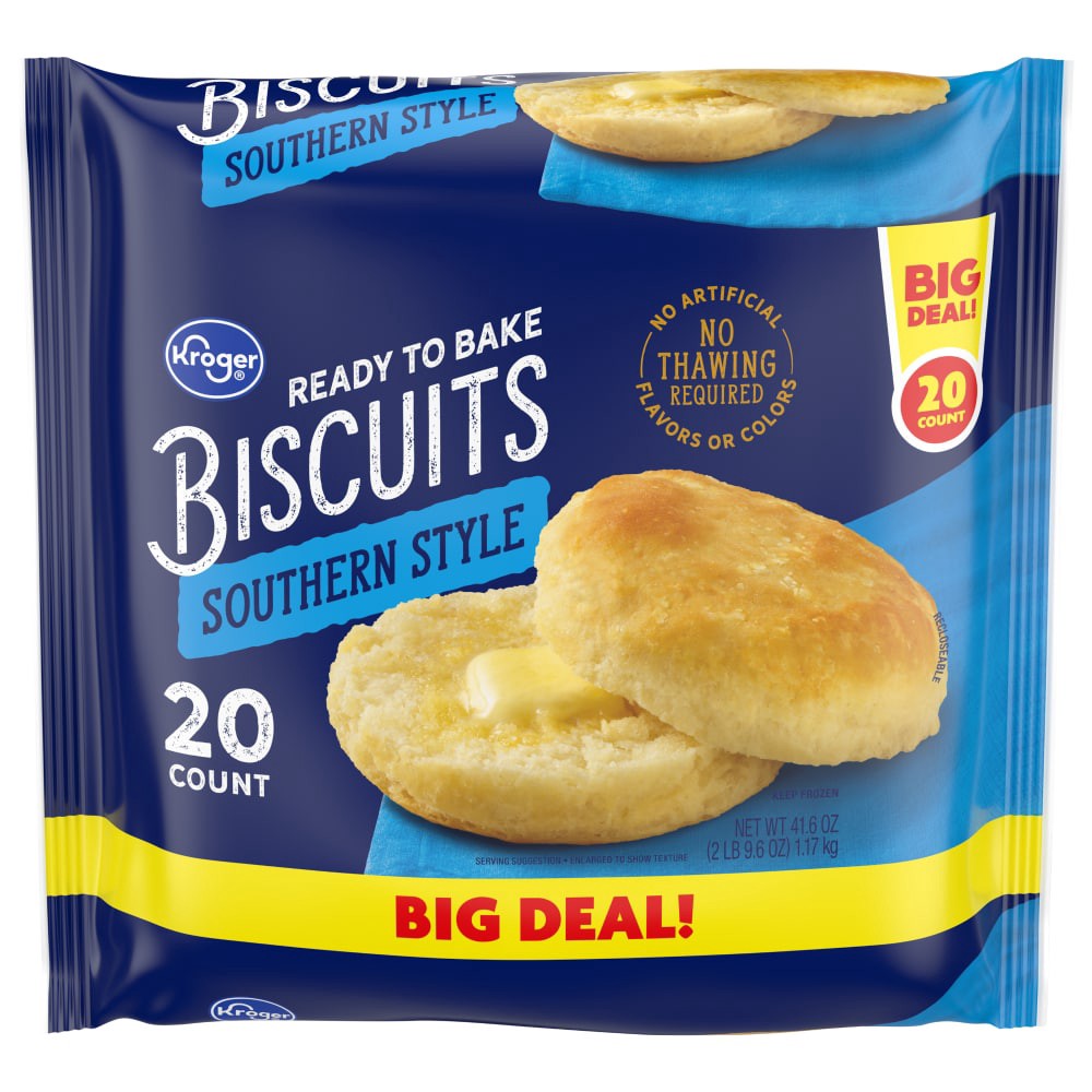 slide 1 of 2, Kroger Southern Style Biscuits, 20 ct