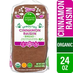 Simple Truth Organic Sprouted Cinnamon Raisin Bread