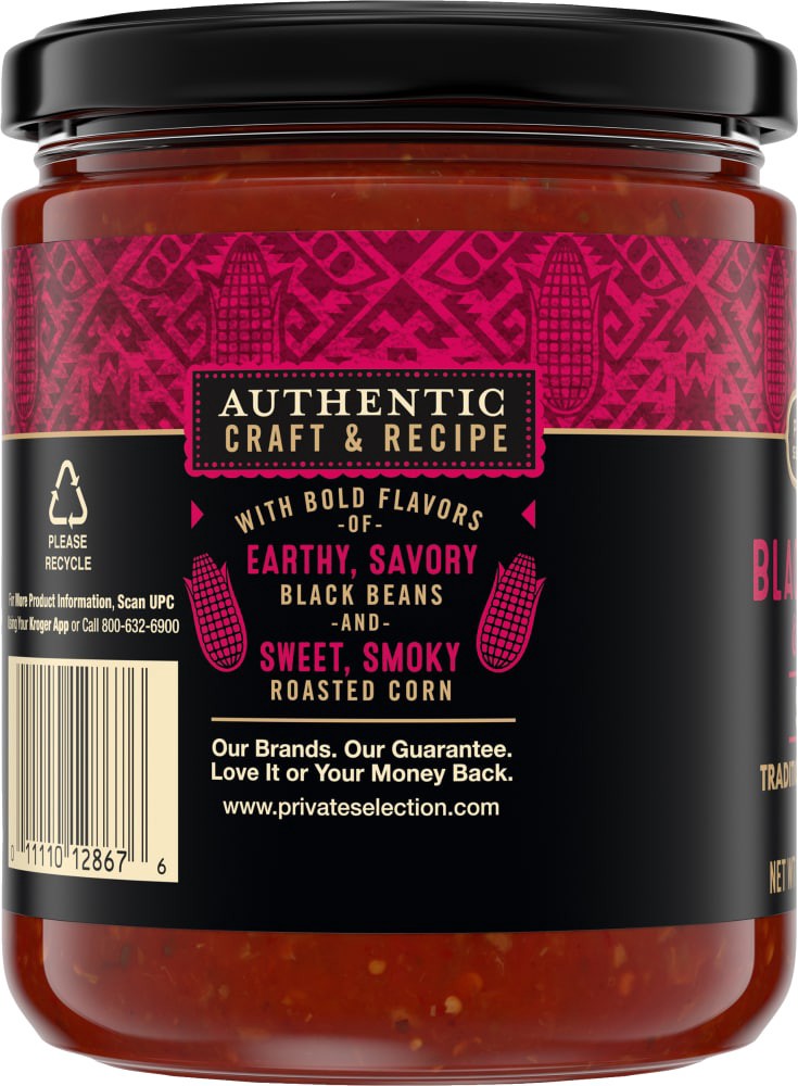 slide 4 of 4, Private Selection Black Bean & Corn Salsa, 16 oz