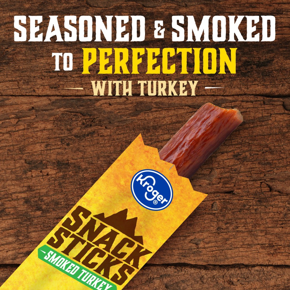 slide 2 of 4, Kroger Smoked Turkey Snack Sticks, 4.2 oz