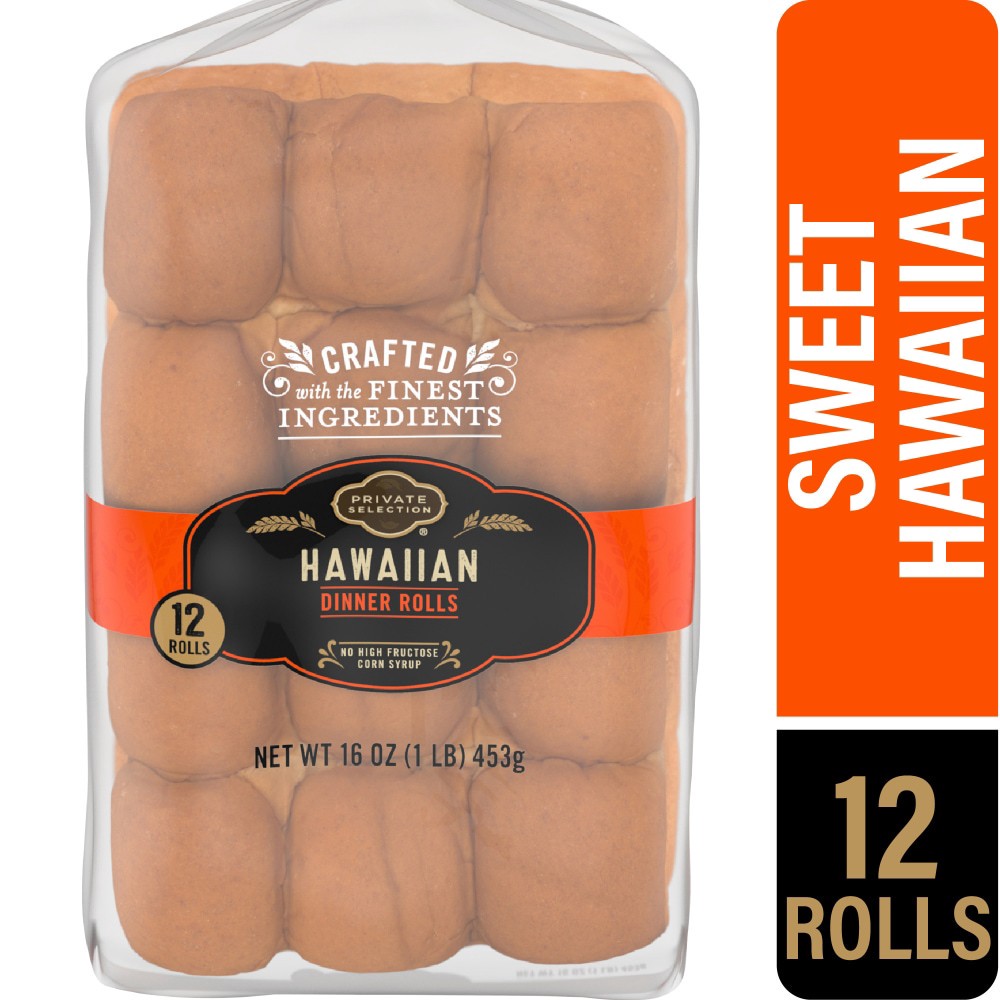 slide 2 of 2, Private Selection Hawaiian Dinner Rolls, 12 ct; 16 oz