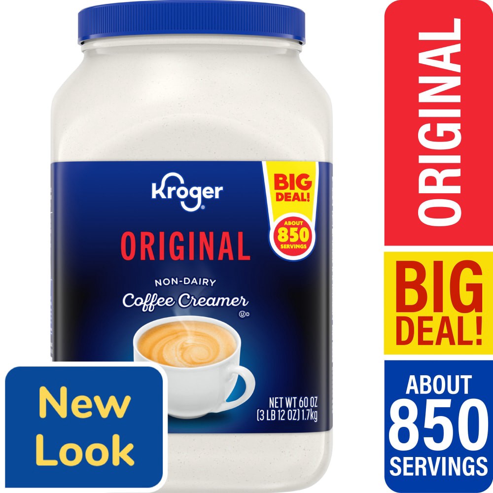 slide 3 of 4, Kroger Original Non-Dairy Coffee Creamer - 60 oz, 60 oz