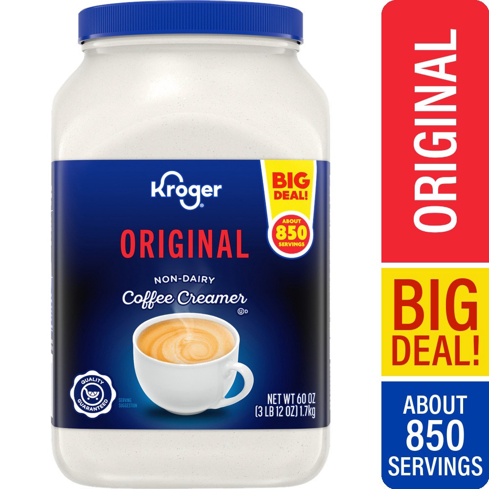 slide 4 of 5, Kroger Original Non-Dairy Coffee Creamer - 60 oz, 60 oz