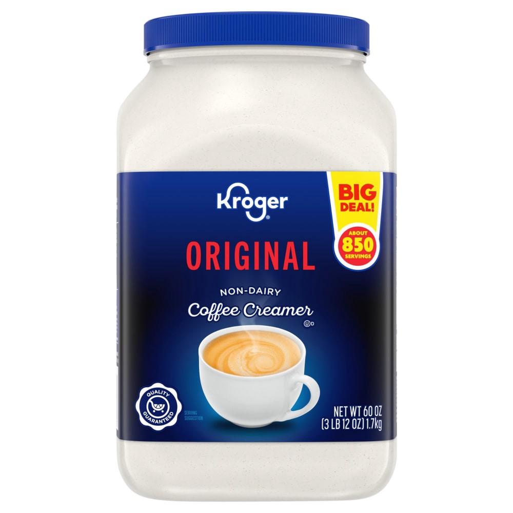 slide 2 of 5, Kroger Original Non-Dairy Coffee Creamer - 60 oz, 60 oz