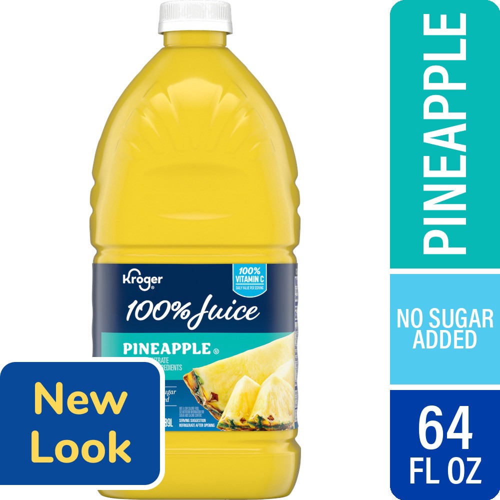 slide 2 of 6, Pineapple Juice, 64 fl oz
