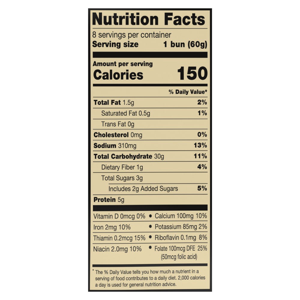 slide 2 of 6, Private Selection Potato Hot Dog Buns, 8 ct / 2.1 oz