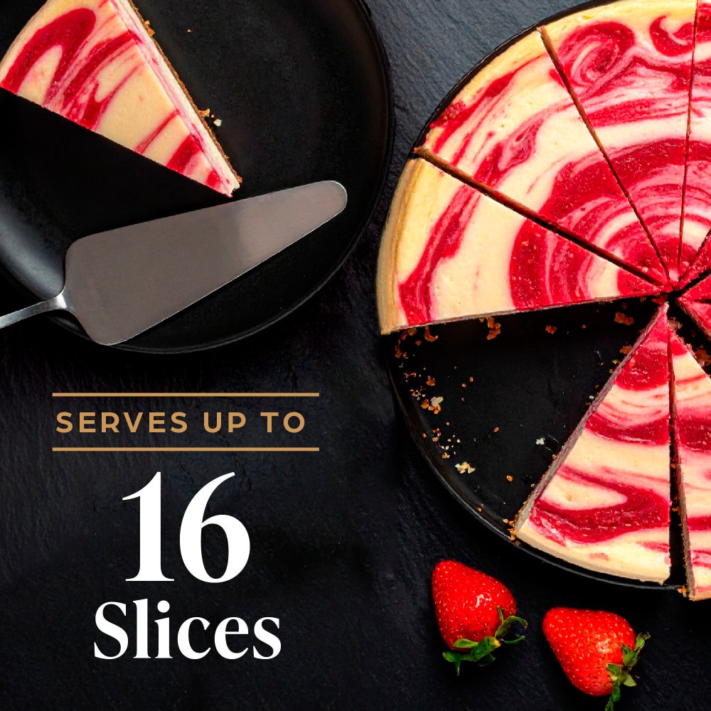 slide 4 of 5, Private Selection Strawberry Swirl Creamstyle Cheesecake, 40 oz