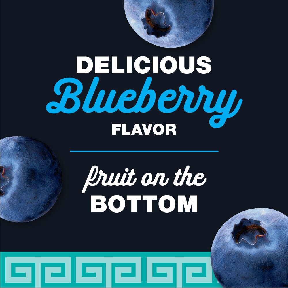 slide 3 of 5, Kroger Fruit On The Bottom Blueberry Greek Nonfat Yogurt Cup, 5.3 oz