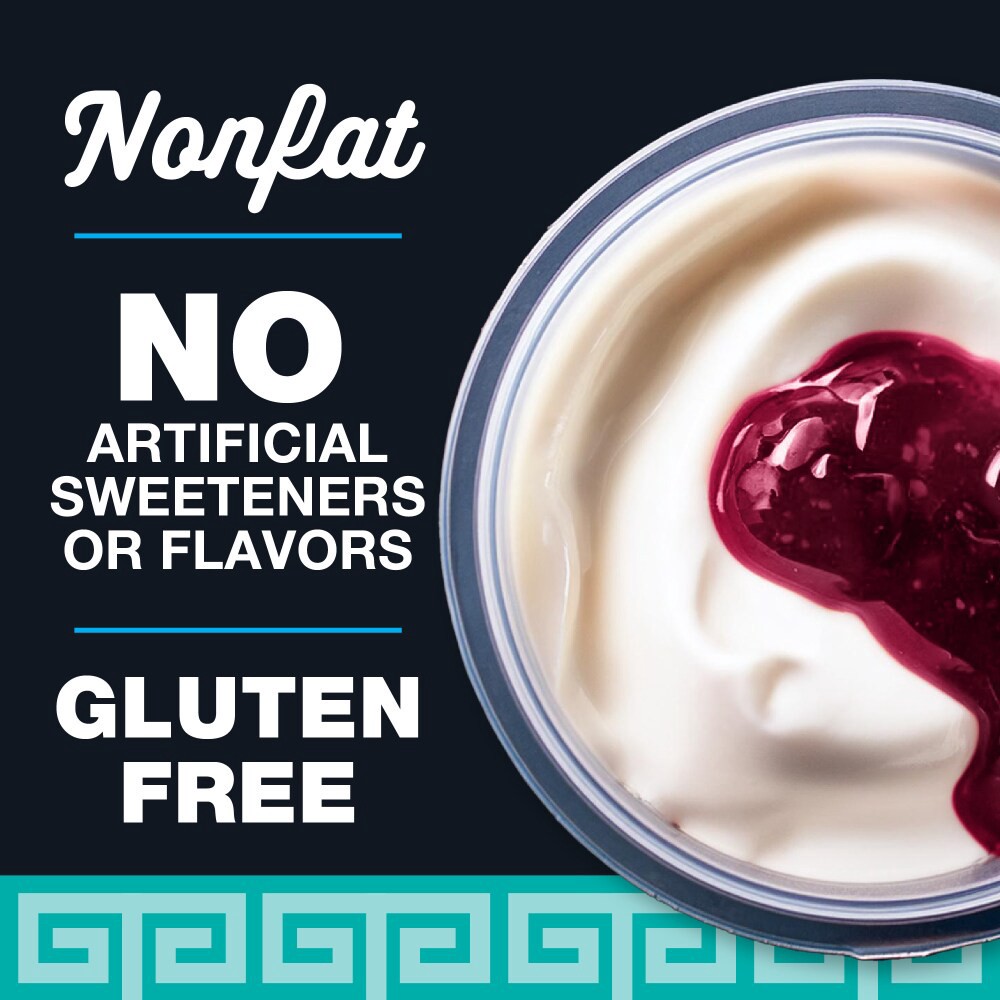 slide 2 of 5, Kroger Fruit On The Bottom Blueberry Greek Nonfat Yogurt Cup, 5.3 oz