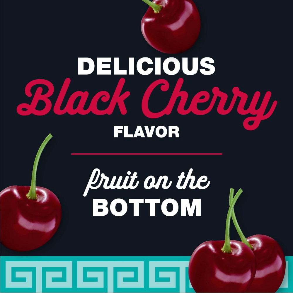 slide 5 of 5, Kroger Fruit On The Bottom Black Cherry Nonfat Greek Yogurt Cup, 5.3 oz
