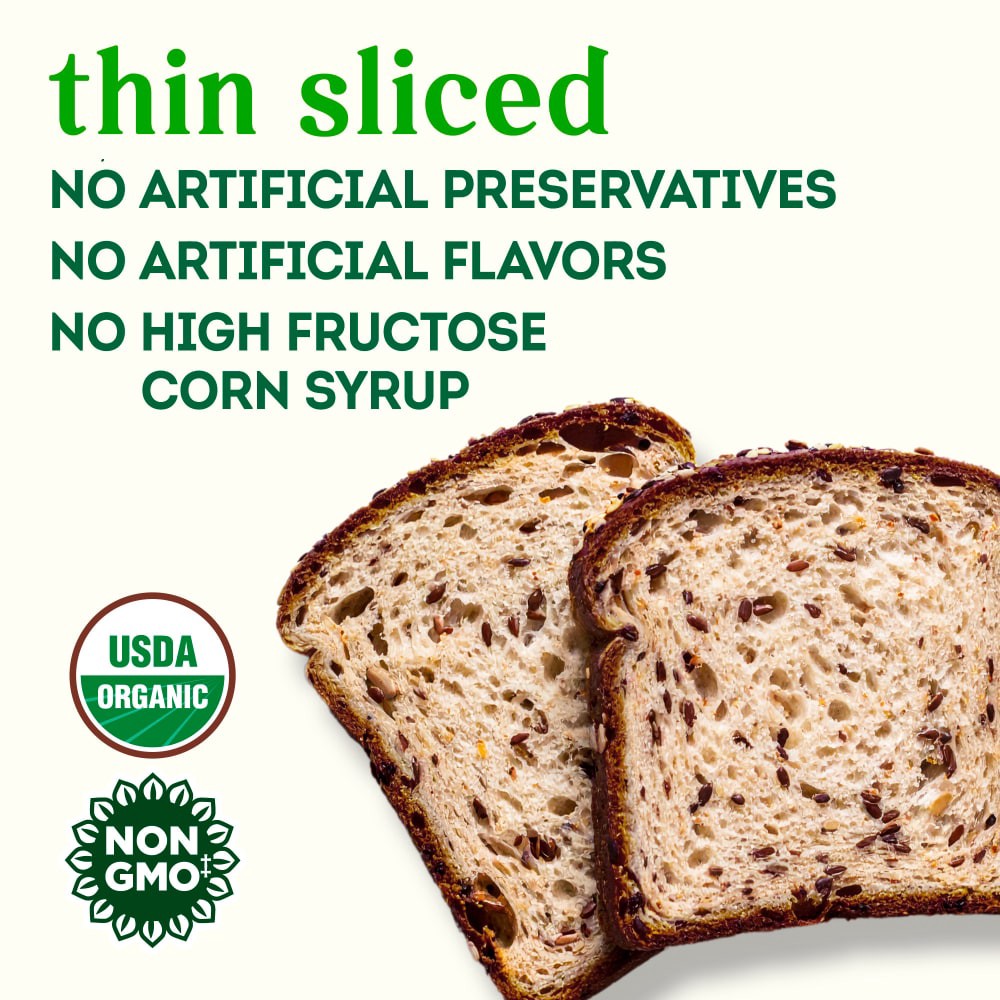 slide 6 of 6, Simple Truth Organic Thin Sliced 100% Whole Wheat Bread, 20 oz