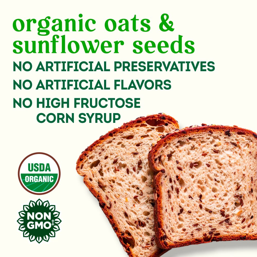 slide 4 of 6, Simple Truth Organic Multiseed Bread, 26 oz