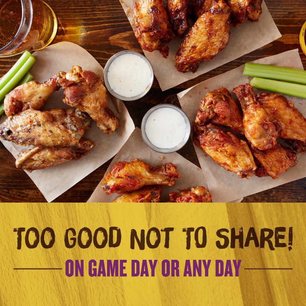 slide 5 of 5, Kroger Hot & Spicy Chicken Wings, 22 oz