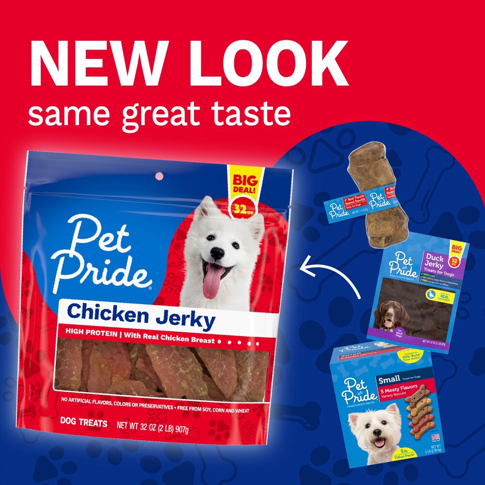 slide 6 of 6, Pet Pride Chicken Jerky, 32 oz