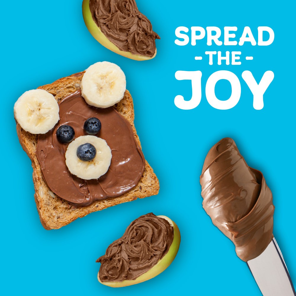 slide 2 of 4, Kroger Reduced Sugar Hazelnut Spread, 13 oz