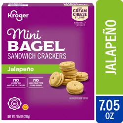Kroger Jalapeno Mini Bagel Sandwich Crackers