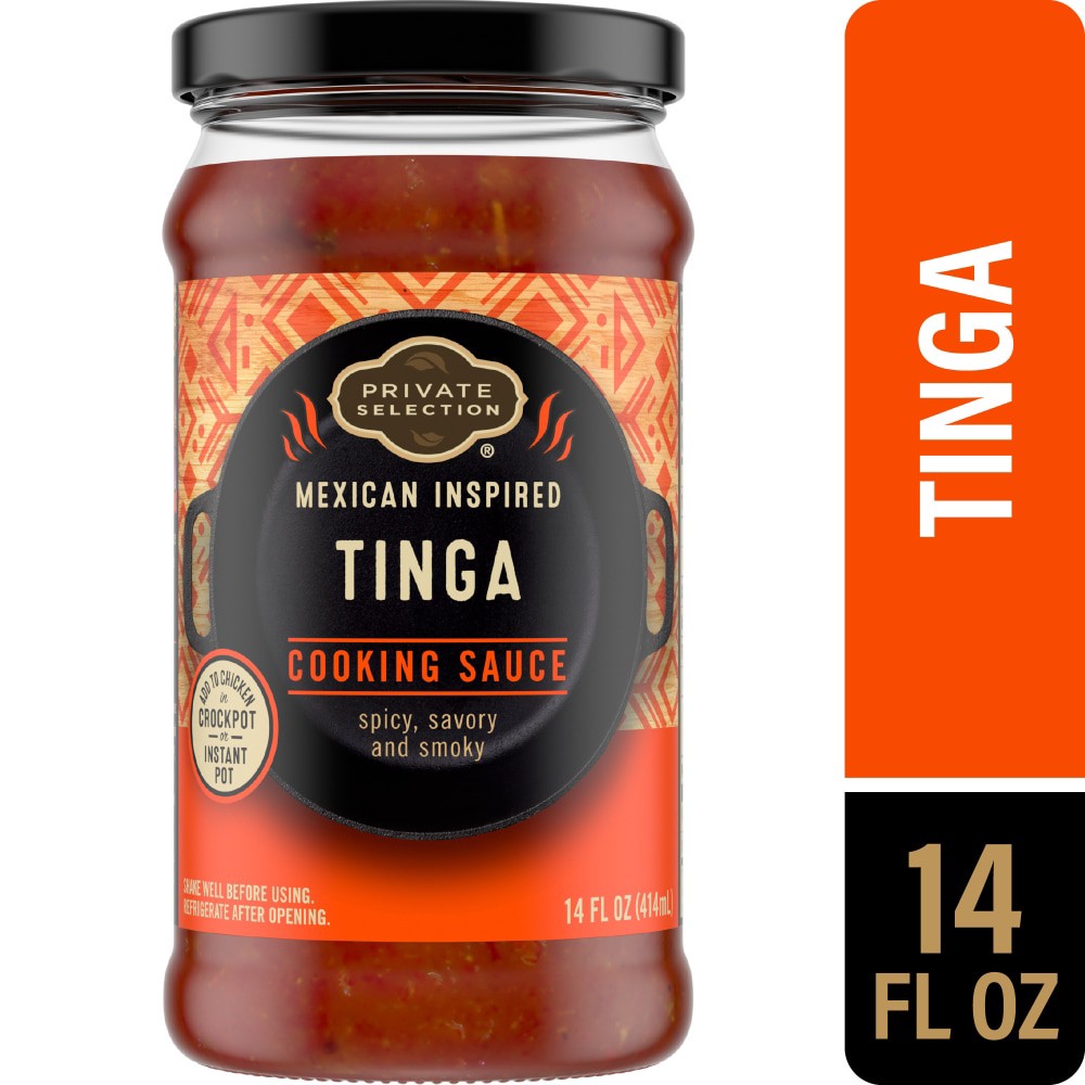 slide 5 of 5, Private Selection Mexican Inspired Tinga Simmering Cooking Sauce, 14 fl oz