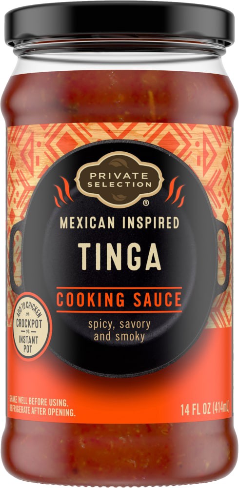 slide 2 of 5, Private Selection Mexican Inspired Tinga Simmering Cooking Sauce, 14 fl oz