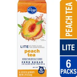 Kroger® Lite Zero Sugar Peach Tea Instant Drink Mix