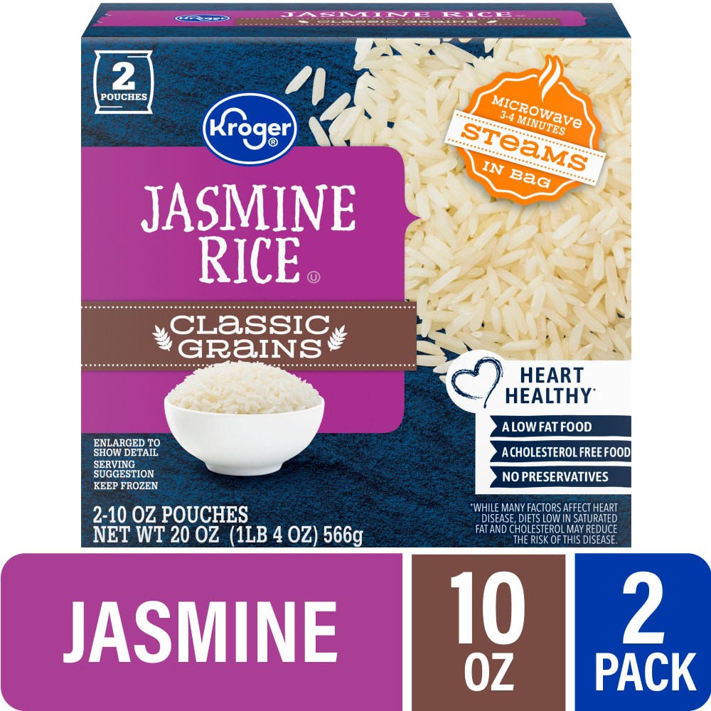 slide 2 of 5, Kroger Jasmine Rice Classic Grains, 2 ct; 10 oz