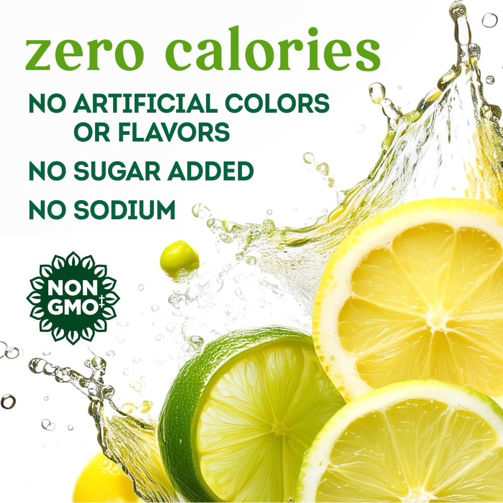 slide 3 of 4, Simple Truth Lemon Lime Sparkling Seltzer Water Cans, 8 ct; 12 fl oz
