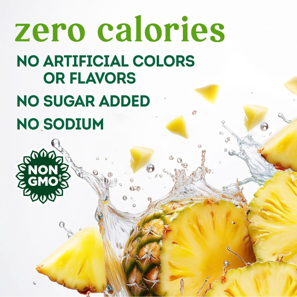 slide 2 of 4, Simple Truth Pineapple Sparkling Seltzer Water Cans, 8 ct; 12 fl oz